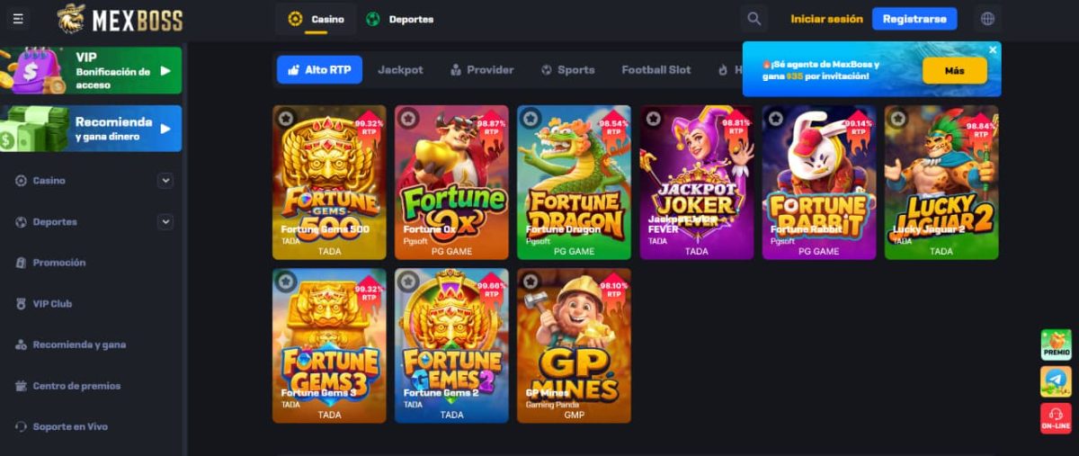 MEXBOSS Casino image 1